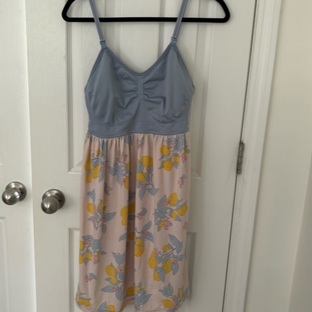 Motherhood Maternity nursing lemon nightgown XL